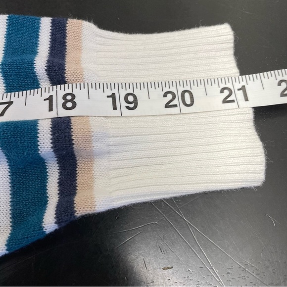 Pendleton Cardigan Sweater Womens PL Blue White Western Aztec Linen Spring Comy - Picture 11 of 12